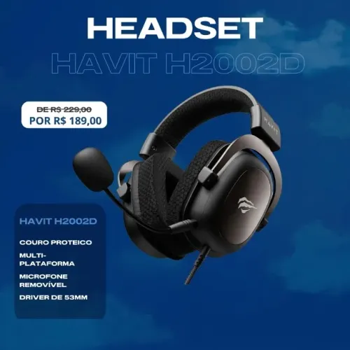 Headset Havit H2002D