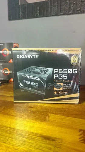 Fonte Gigabyte 650w 80 Plus GOLD Extrema confiança (NOVA)