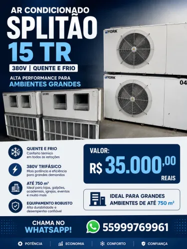 Ar central modelo splitao