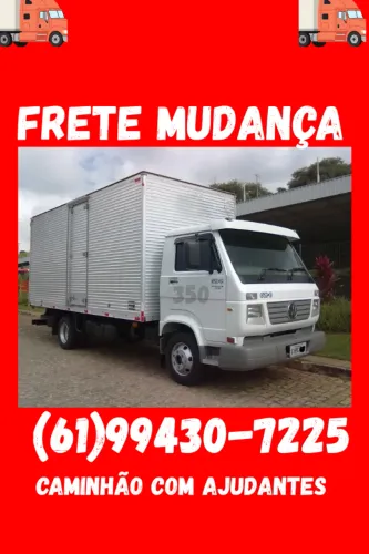Mudança e Fretes Aceitamos Cartões 