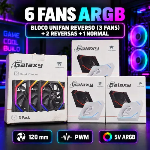 Kit 6 fans Galaxy XH