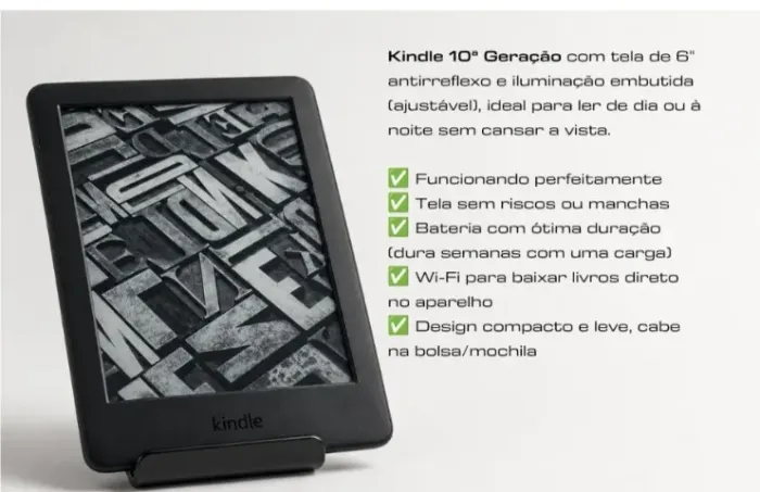Kindle 10 geracao