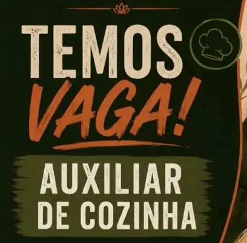 Vaga Auxiliar de Cozinha