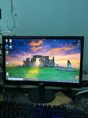 Monitor Daten AOC 22 Polegadas 22P2ES Full HD (HDMI e DisplayPort)