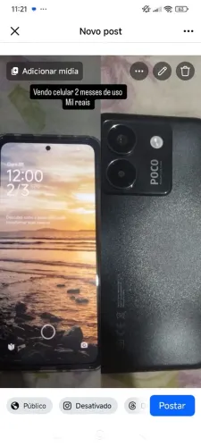 Vende se celular Redmi Poco.