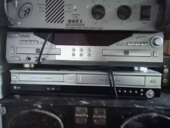 Gravador DVD VHS LG