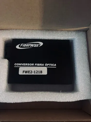 Conversor De Fibra Óptica Mídia Hibrido Fwe2-121b - Fiberwan