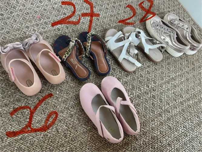 Crocs vans 27 28 26 Santa Lola Melissa new balance menina