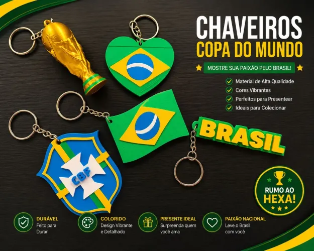 Chaveiros da copa do mundo ?