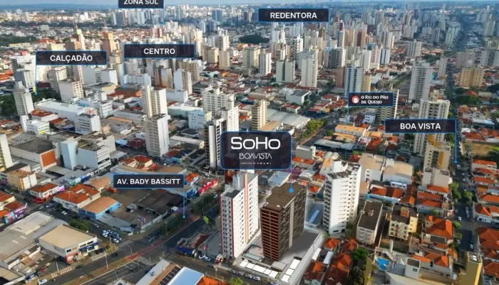 Studio no SoHo Boa Vista em São José do Rio Preto 