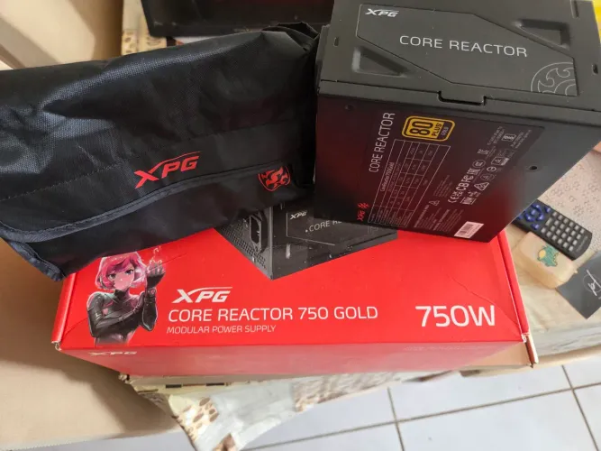 FONTE XPG 750W FULL MODULAR NA GARANTIA