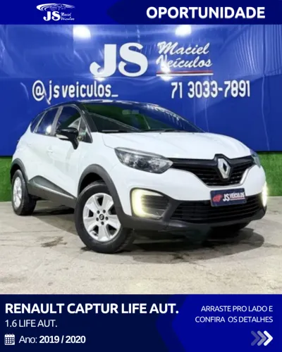 Renault Captur Life 1.6 16V Flex 5P Aut. 2020