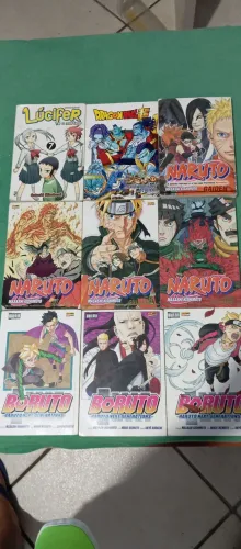 Vando kit com 9 mangás semi novos 