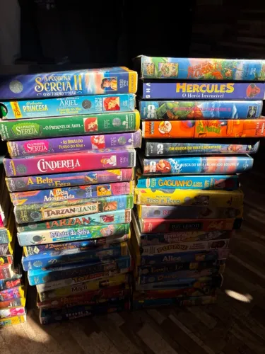 Coleção VHS Original Disney e Clássicos Retrô
