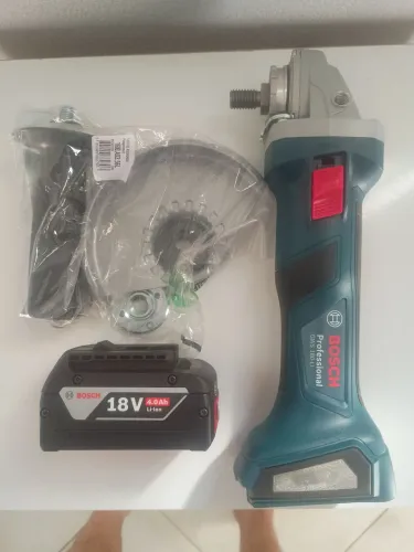 Kit Esmerilhadeira Bosch GWS 180-li + bateria 4A Bosch