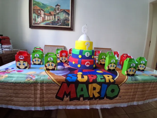 Aniversário mario bros