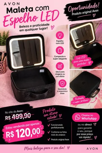 Maleta de Maquiagem Avon
