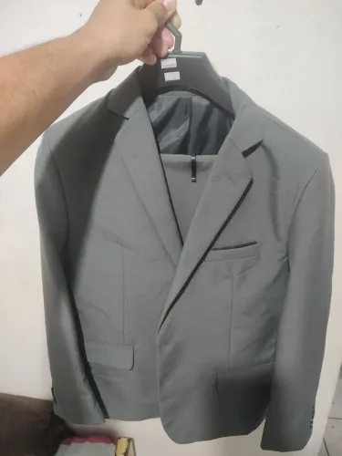 Terno Slim Masculino Cinza