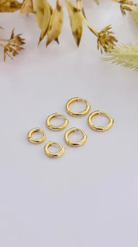 Trio de Argola lisa fina