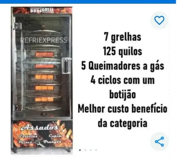Forno assador seminovo