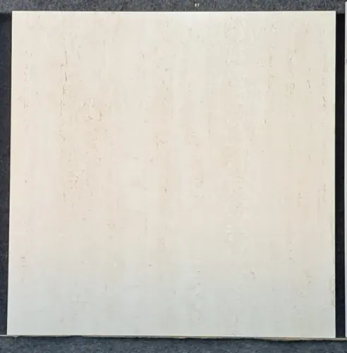 Piso retificado 88x88 acetinado "Travertino Bege" - R$38,90M2