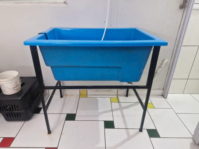 Banheira para banho e tosa