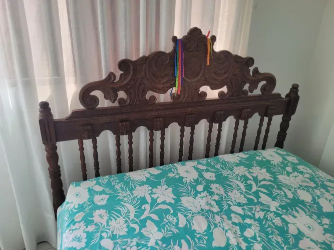 Cama Rústica Madeira Maciça 