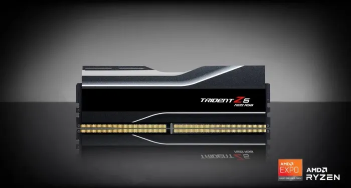 G.Skill 64gb 6000 mhz CL36 Trident Z5 Neo RGB DDR5 (2x32gb) memória AMD