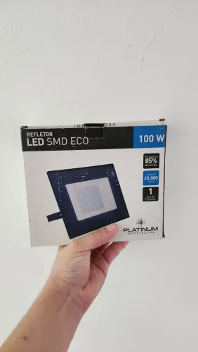 Refletor holofote 100w iluminação led poste casa 