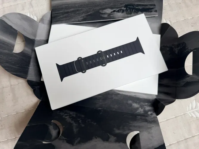 Pulseira Apple Watch Ultra Oceano preta Lacrada