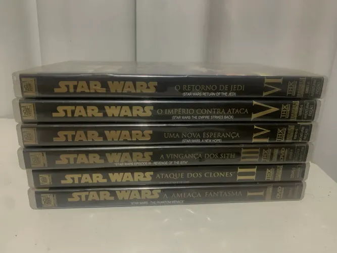 Coleção de dvds star wars em ótimos estados .Edição LIMITADA!
