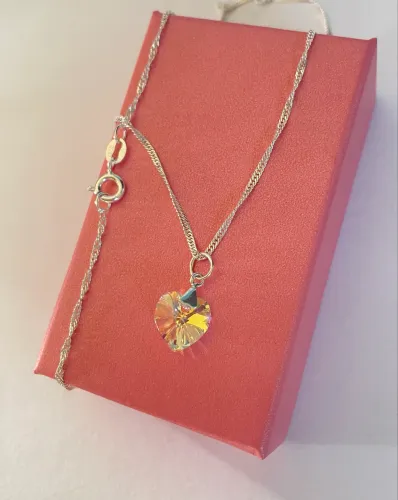 Conjunto novo em prata 925