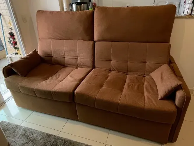 Sofá Modular Retrátil 4 lugares