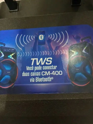 VENDO CX DE SOM MONDIAL TWS CM 400 VIA BLUETOOTH