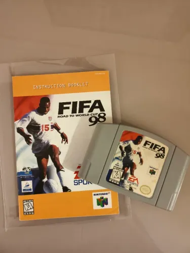 Fifa Road To World Cup 98 Nintendo 64 Original + Manual de Instruções