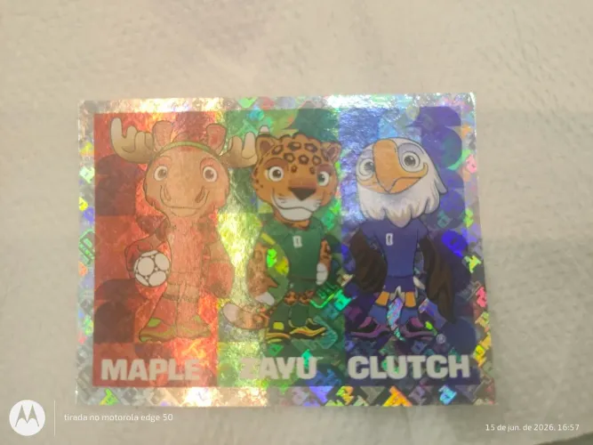 Carta dos mascotes rara