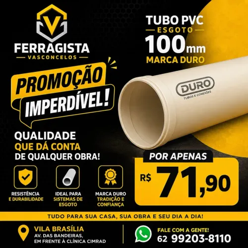 TUBO CLASSE A DURO 100mm 71,90