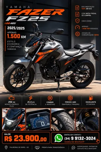 Yamaha FZ25 250 Fazer Connected 2025
