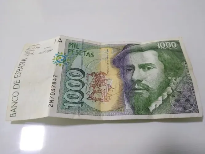 Cedula de 1000 pesetas Espanha