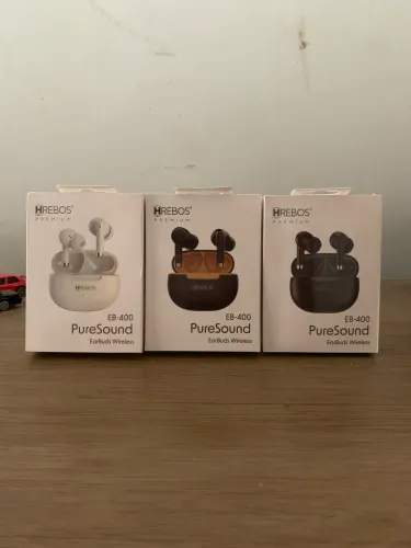 Fone Hrebos EB-400 PureSound (Cores: Branco, Preto e Preto/Amarelo)