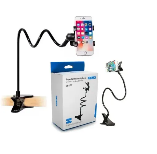 Suporte Celular Universal Artiulcado Com Base de Clipe