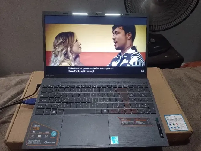 Notebook Semi-novo na Caixa promocional 
