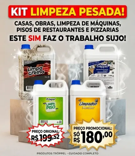 Kit limpeza pesada 