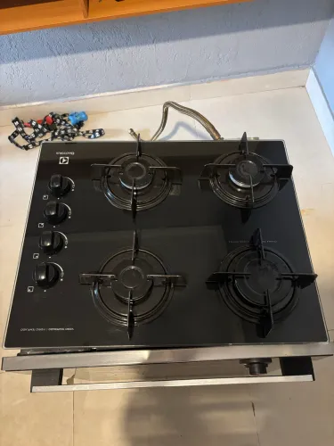 Cooktop Gás Eletrolux Bivolt, mas está em 127 | Modelo KE4GP
