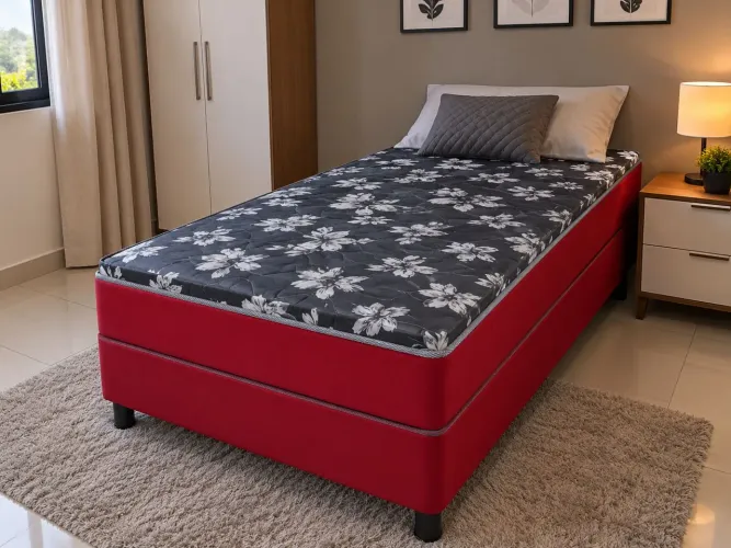 Promoção cama solteiro box espuma 230,00 reais