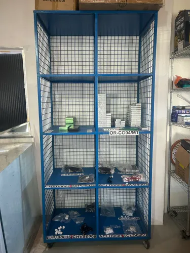 Armário Estante de Aço Colmeia para depósito Galpão mercadoria Shopee Marketplace