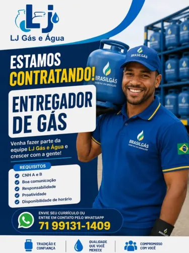 Entregador de Gás  e Água 