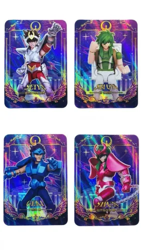 4 PERSONAGENS BLOKEES WAVE 4 SEIYA, SHUN, SHUN PLAIN E GEKI