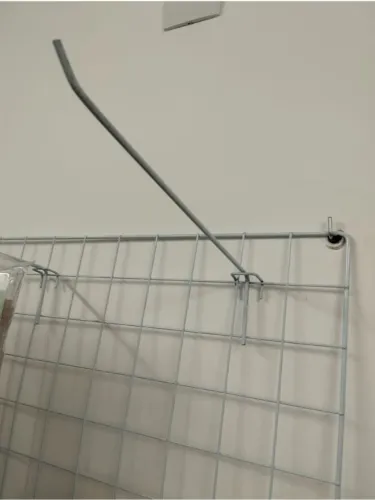 Ganchos de 25cm para tela aramada - 12 unidades 