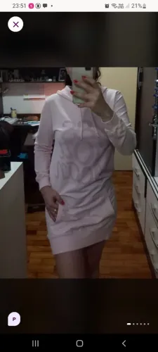Vestido/ blusão moletom oxer (centauro)